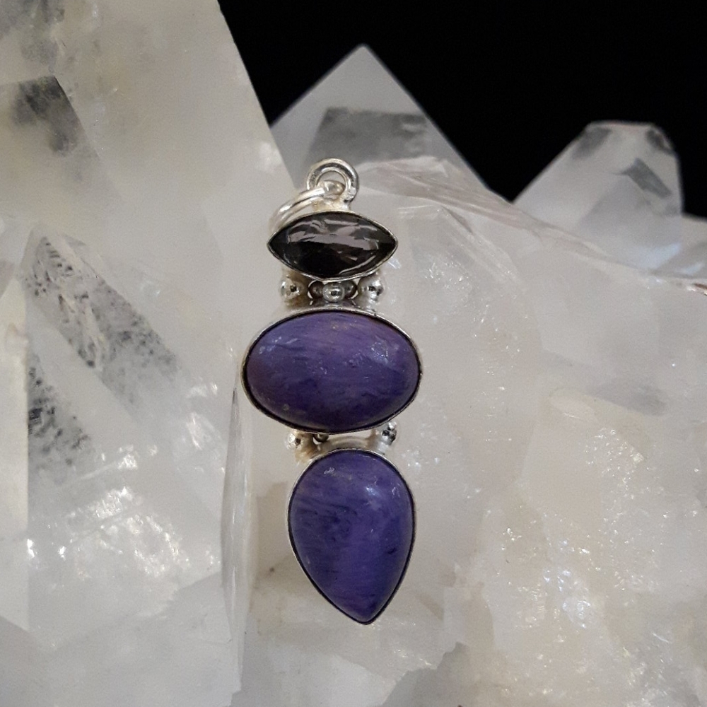 Sterling silver pendant.